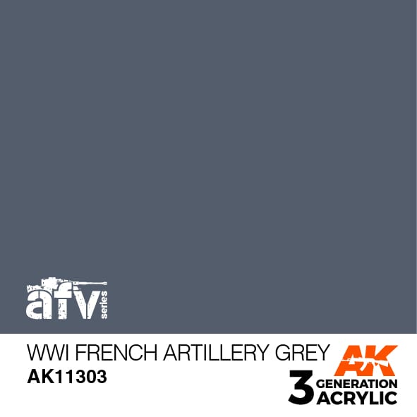 AK Interactive 3G WWI French Artillery Grey | 8435568309661