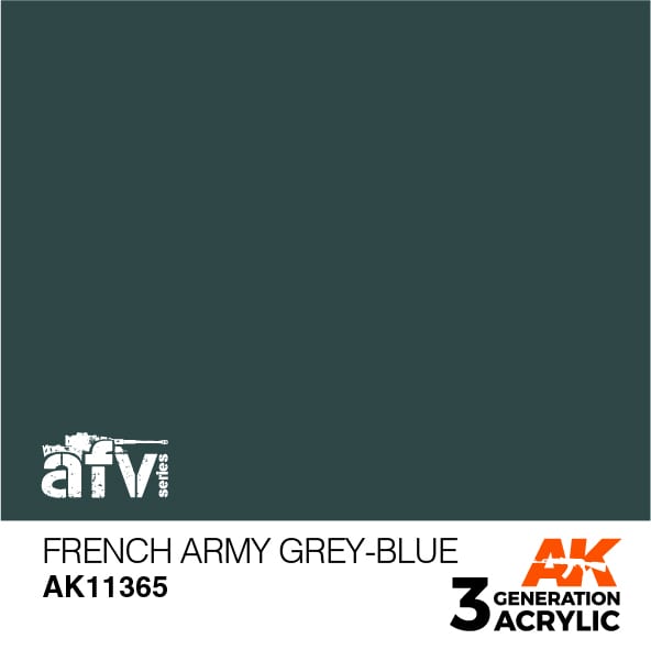 AK Interactive 3G French Army Grey-Blue | 8435568310285