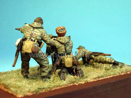 MASTER BOX German machinegun crew, Eastern front, Kurland, 1944 | 4820041760314