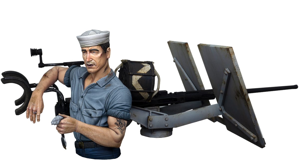 Abteilung502 1/10 Midway 'TARFU' - 20mm Oerlikon Cannon w Gunner | 8435568312746