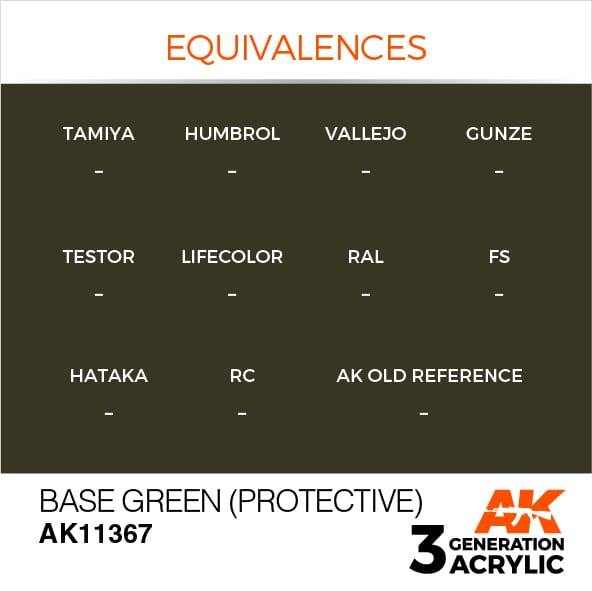 AK Interactive 3G Base Green (Protective) | 8435568310308