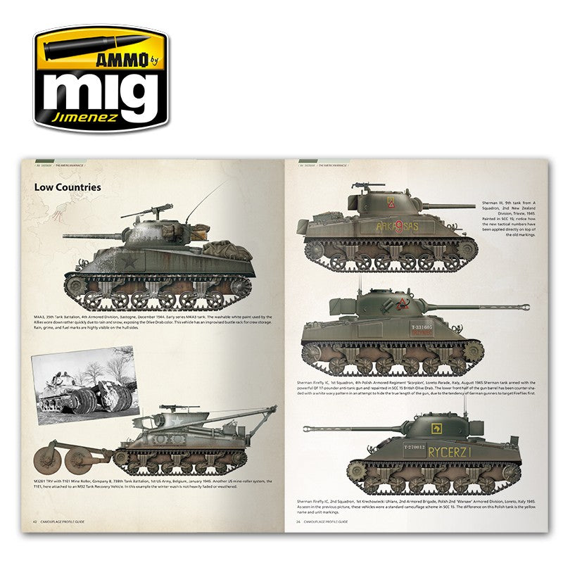 Ammo Mig Sherman: The American Miracle - Camouflage Profile Guide (English) | 8432074060802