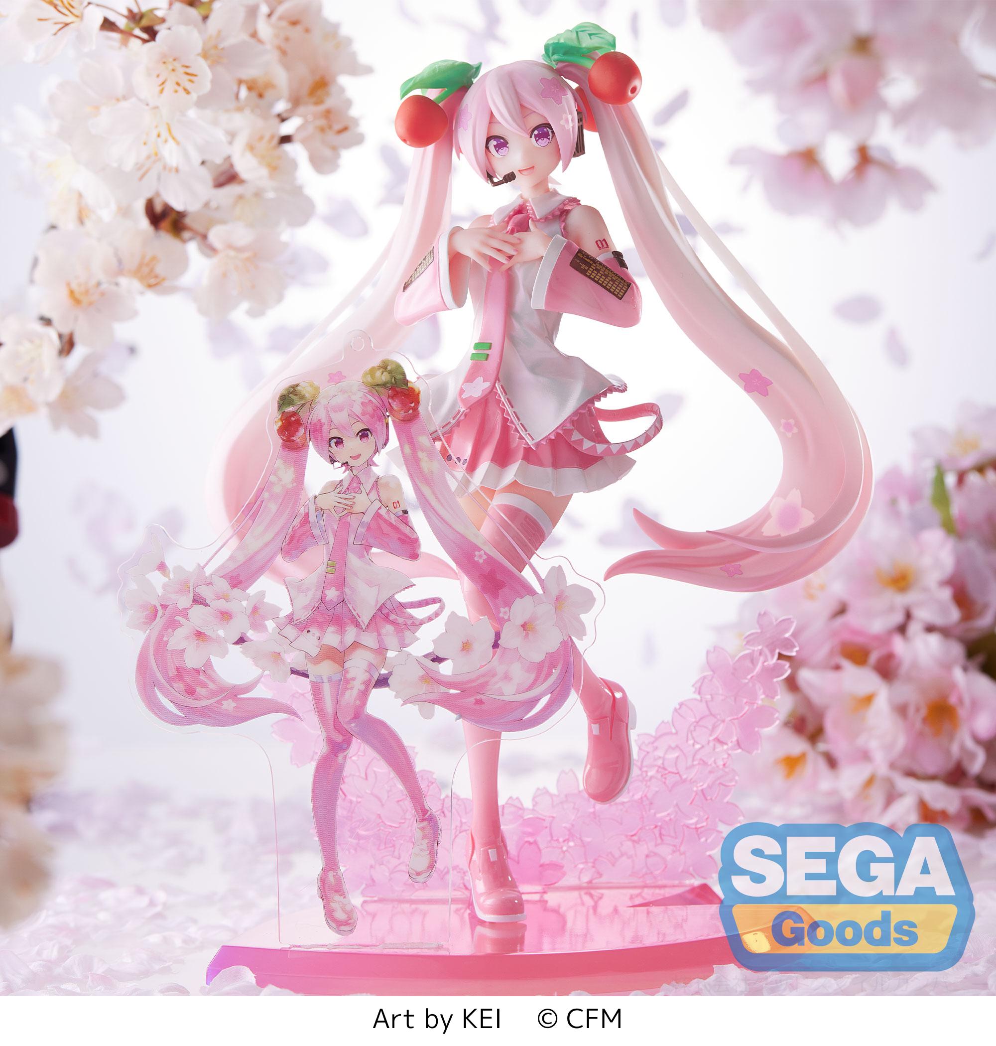 Hatsune Miku Series Sakura Miku 2023 Luminasta Figure | 4580779516484