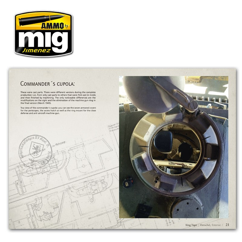 Ammo Mig King Tiger - Visual Modelers Guide (English) | 8432074060222