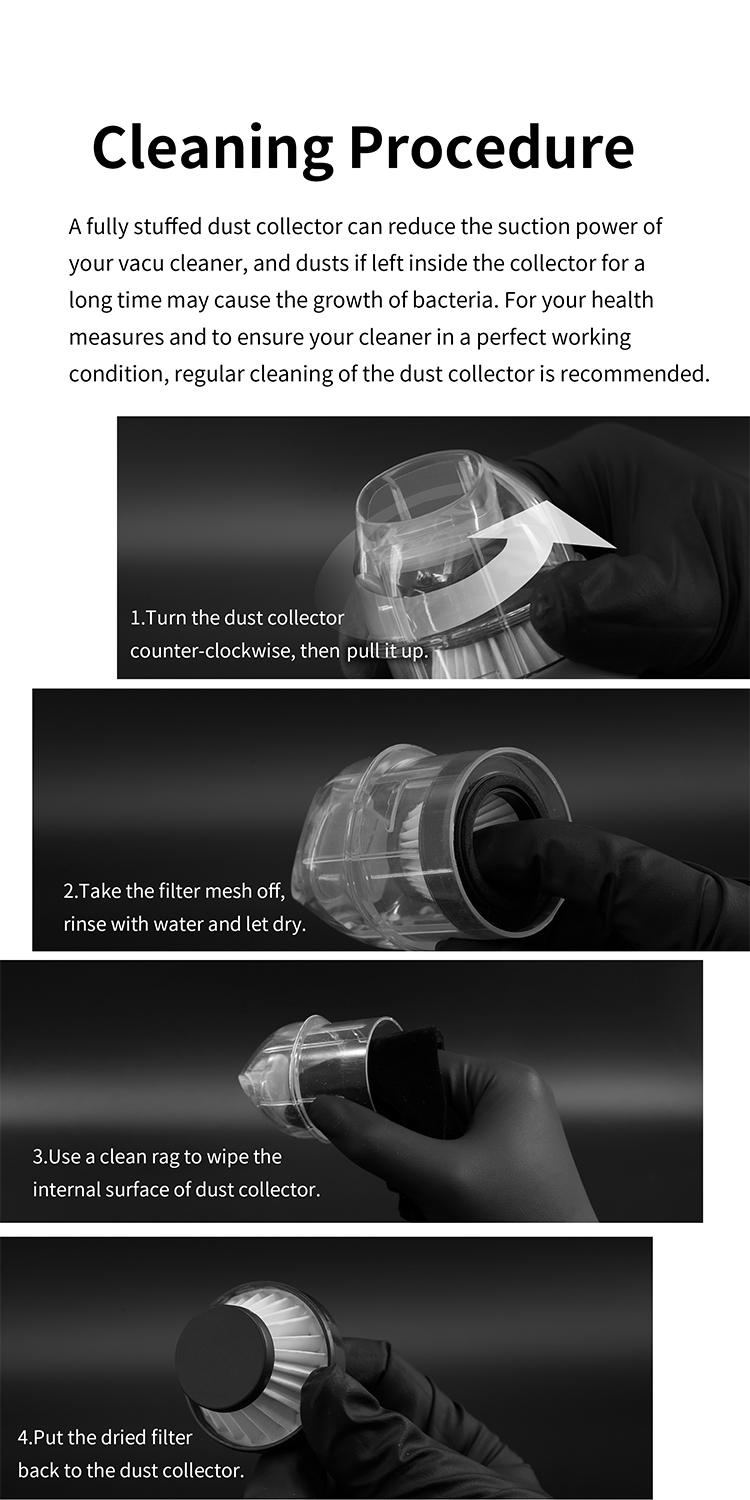 DSPIAE Portable Handheld Vacuum Cleaner | 6970845569328