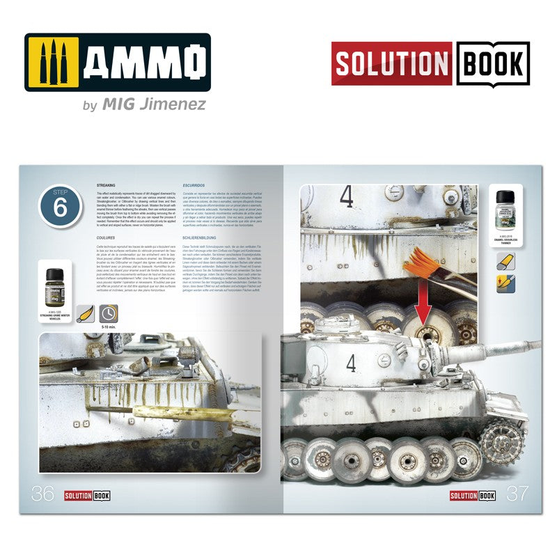 Ammo Mig How To Paint WWII German Winter Vehicles Solution Book | 8432074066019