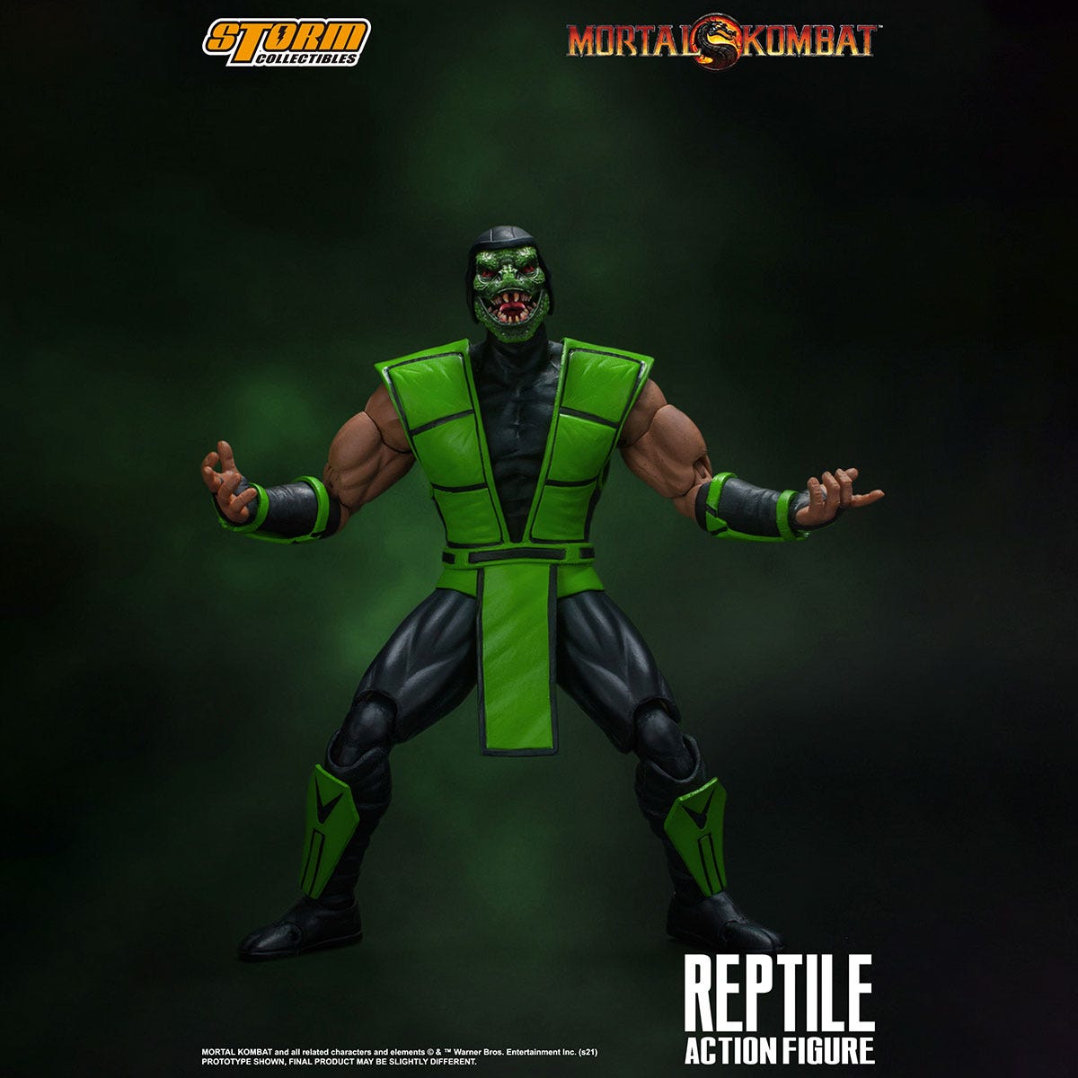 Storm Collectibles 1/12 Reptile 'Mortal Kombat' Action Figure | 4897072871975