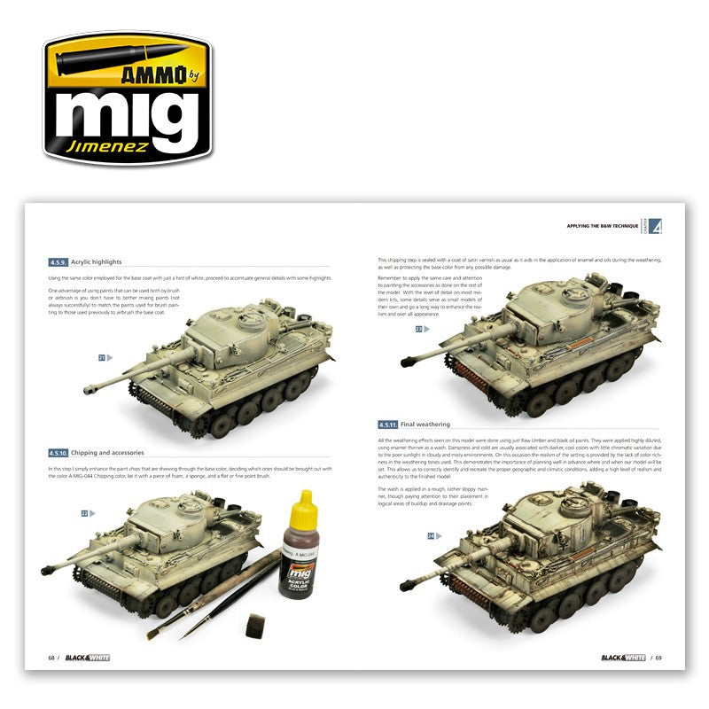 Ammo Mig Black & White Technique Guide (English) | 8432074060161