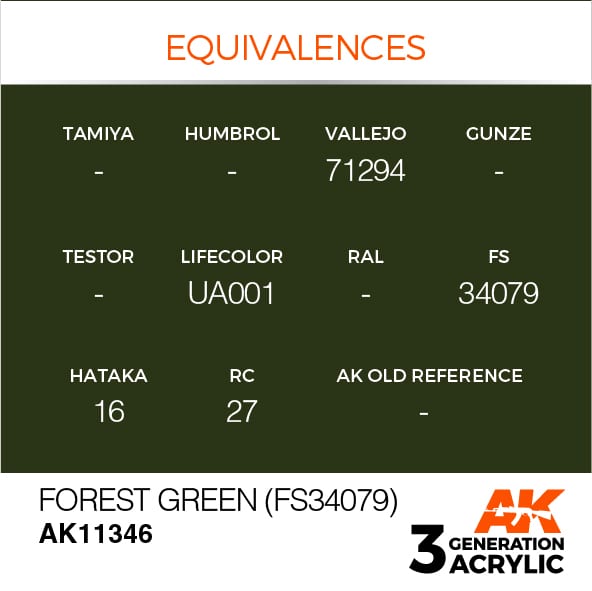 AK Interactive 3G Forest Green (FS34079) | 8435568310094