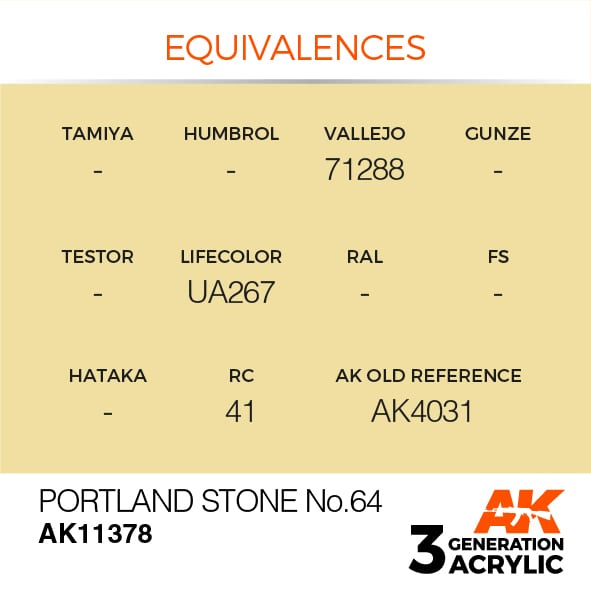 AK Interactive 3G Portland Stone No.64 | 8435568310414
