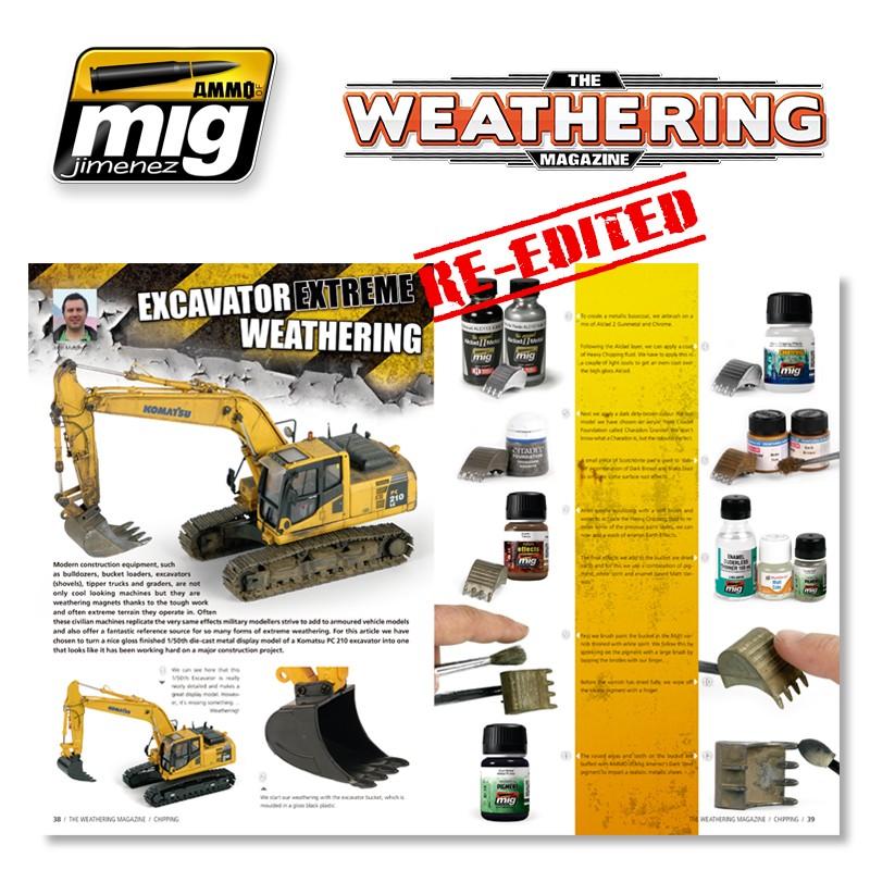 Ammo Mig The Weathering Magazine No 3: Chippings (English) | 8432074045021