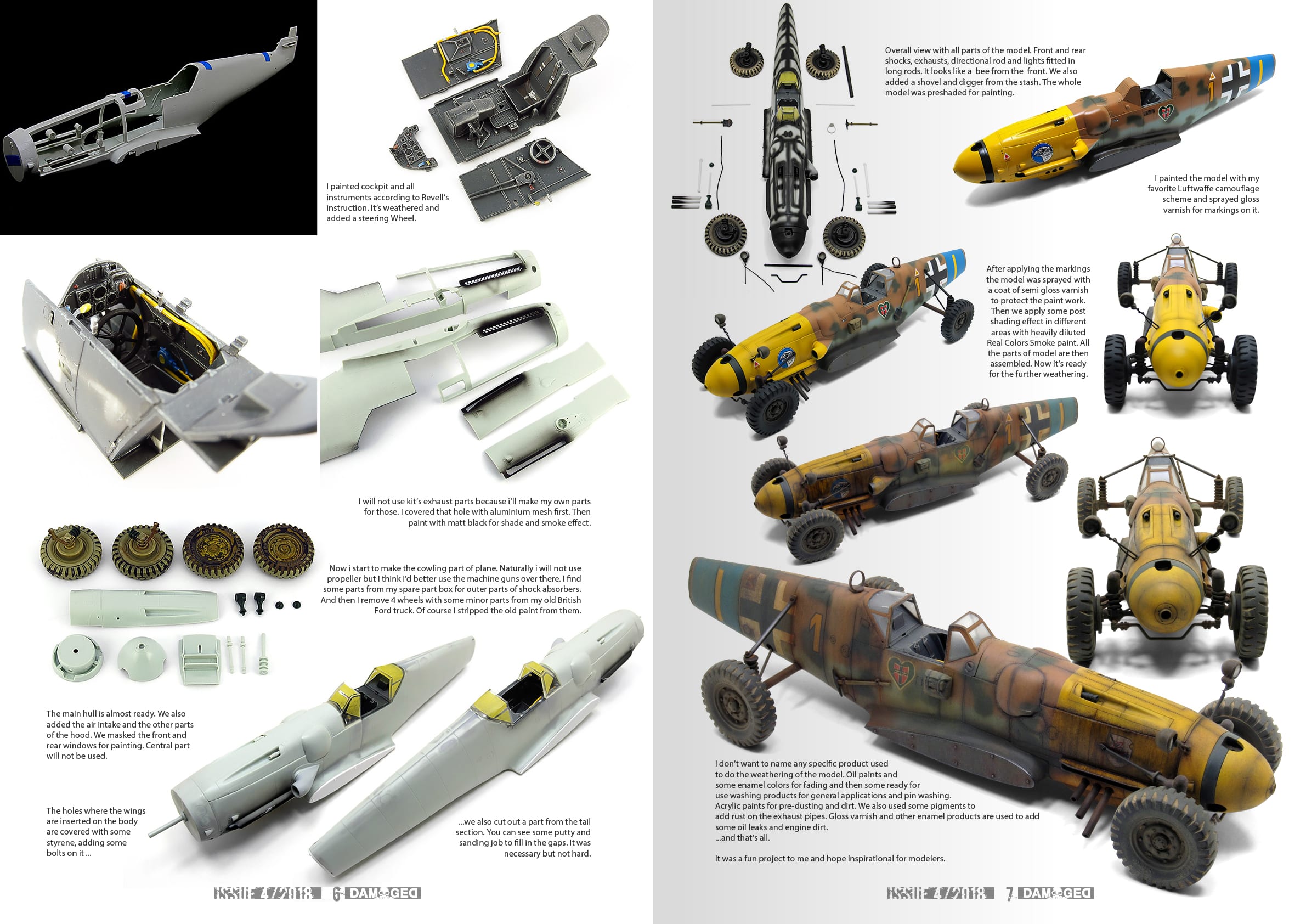 Abteilung502 DAMAGED, Worn and Weathered Models Magazine - 04 (English) | 8436564927385