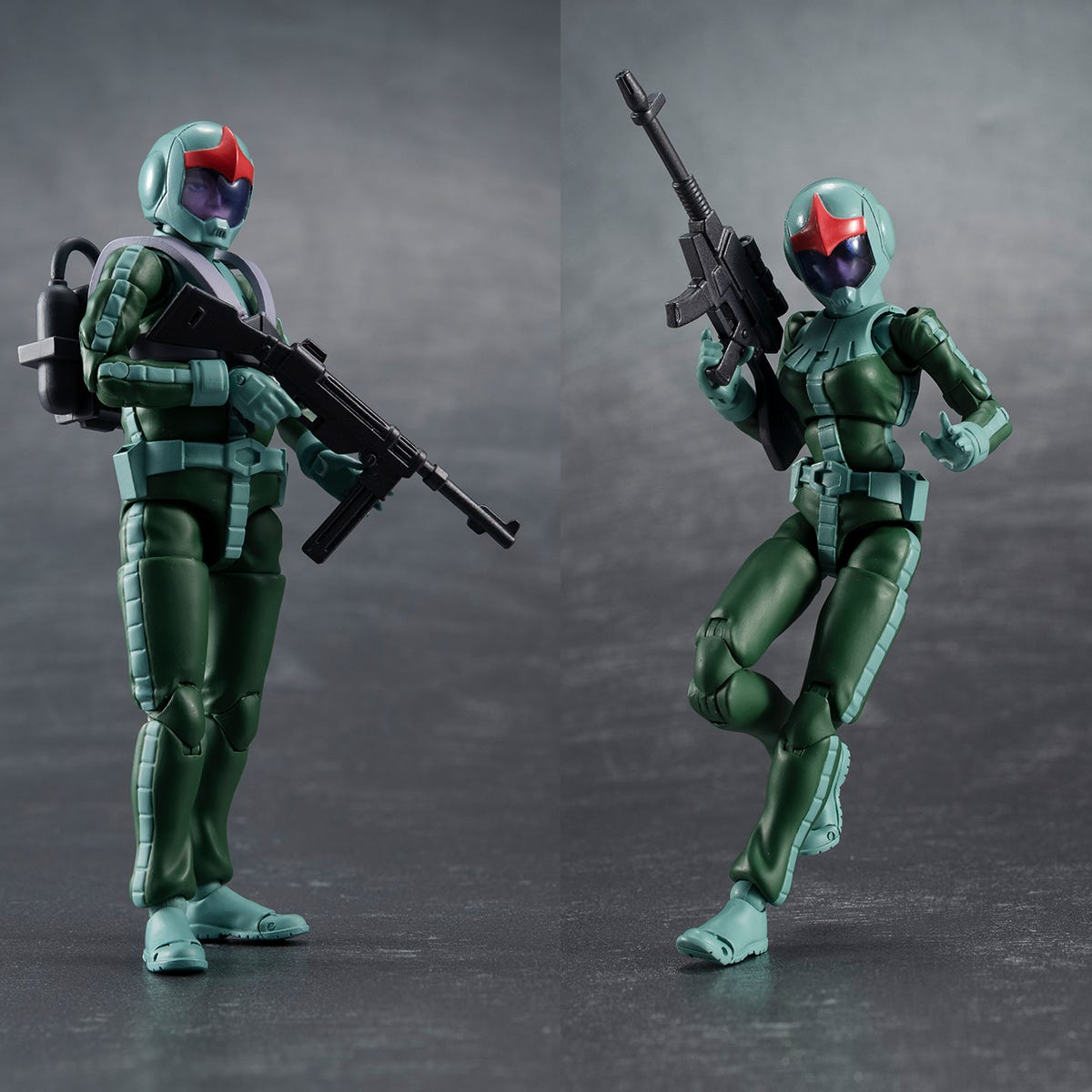 Megahouse G.M.G Principality of Zeon Army Solider 04-06 (Normal Suit Solider & Char Aznable) 'Gundam' | 4535123831768