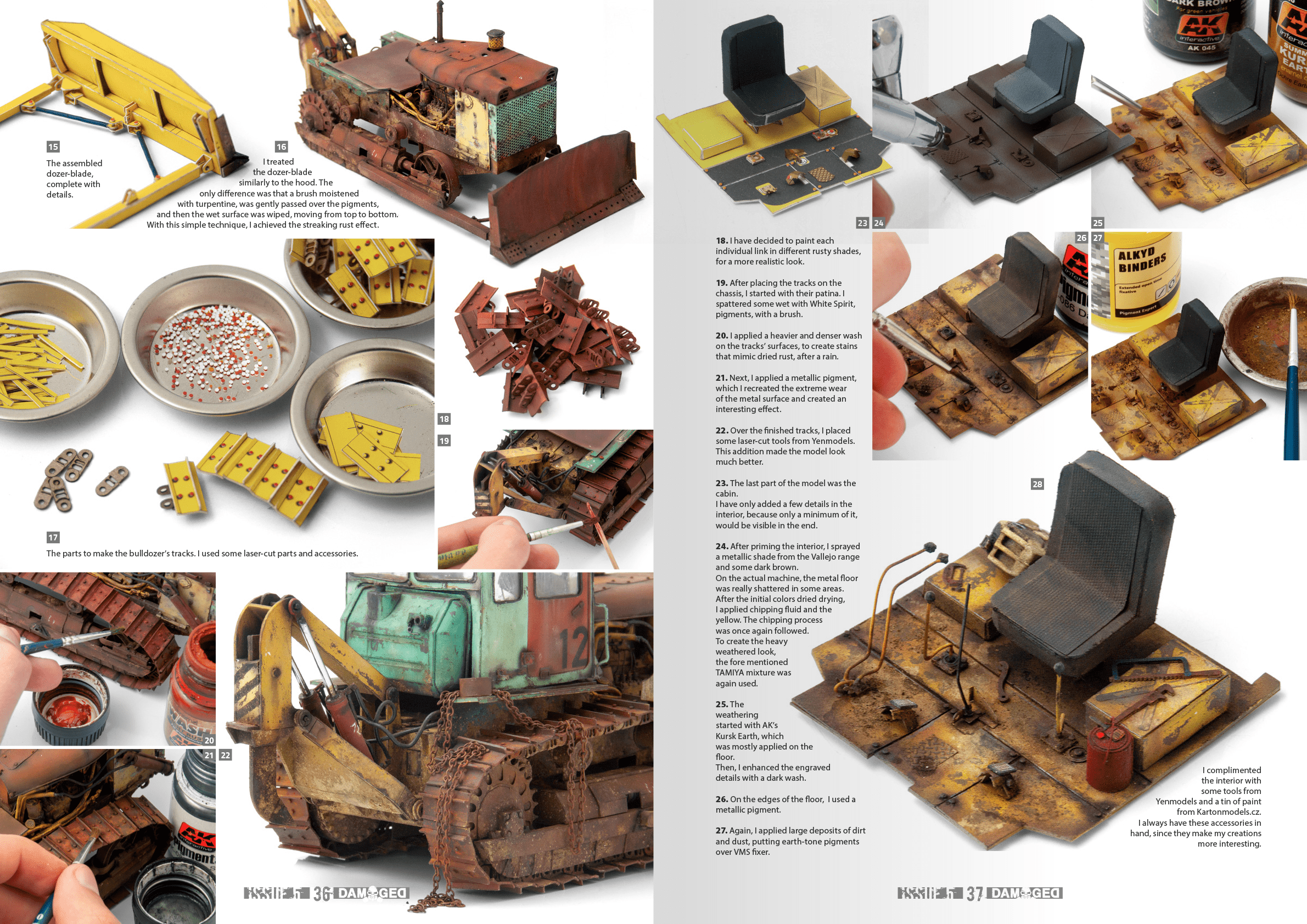 Abteilung502 DAMAGED, Worn and Weathered Models Magazine - 05 (English) | 8436564928276