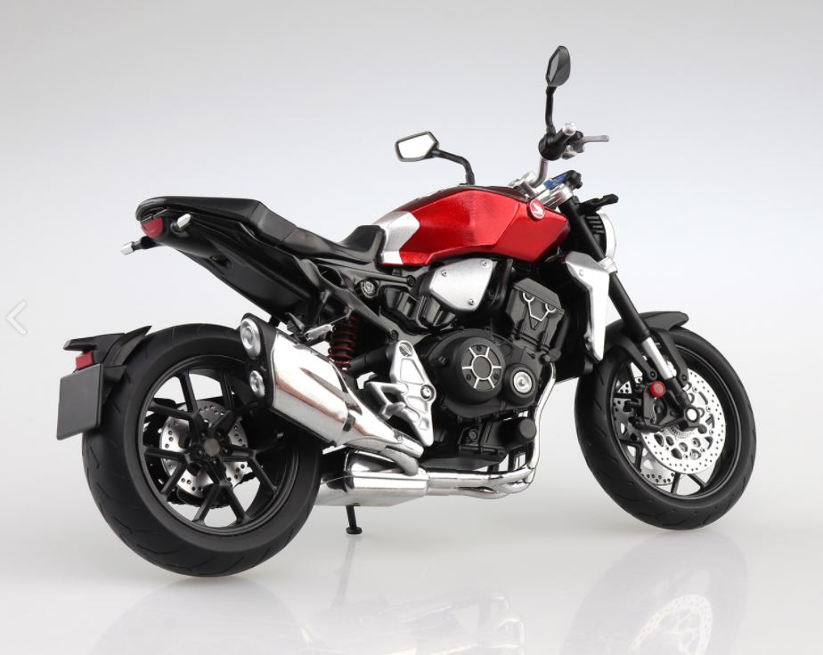 Aoshima 1/12 Honda CB1000R Chromosphere Red Diecast Motorcycle | 4905083108161