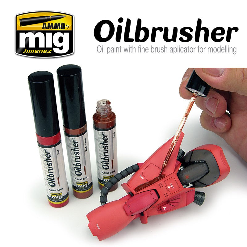 Ammo Mig Oilbrusher - Red Primer | 8432074035114