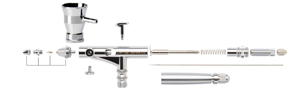 IWATA Custom Micron CM-SB Side Feed Dual Action Airbrush | 734748051610