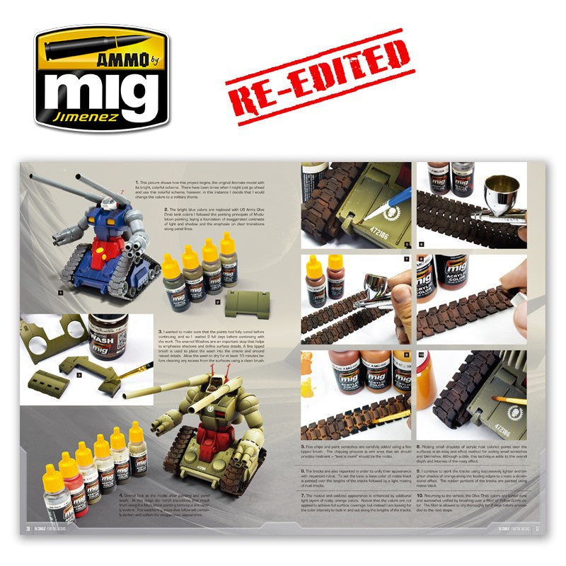 Ammo Mig In Combat 1 - Painting Mechas (English) | 8432074060130