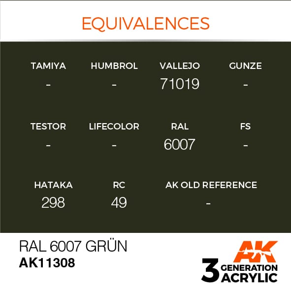 AK Interactive 3G RAL 6007 Grün | 8435568309715