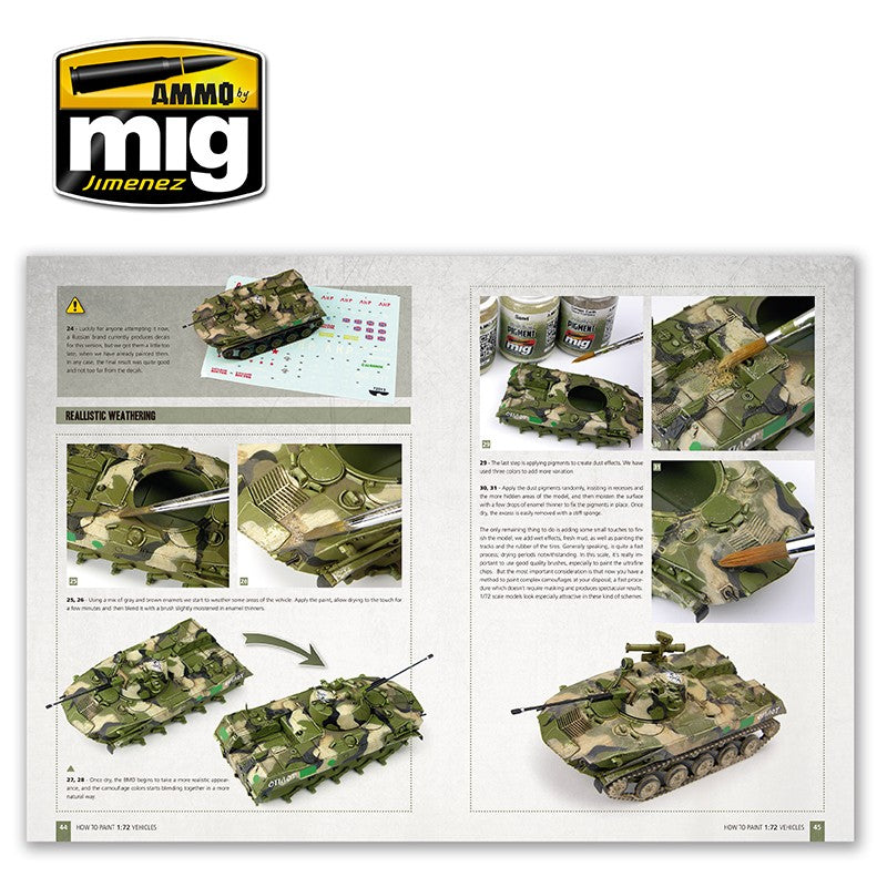 Ammo Mig The Weathering Magazine - Special - How to Paint 1/72 Military Vehicles (English) | 8432074060192