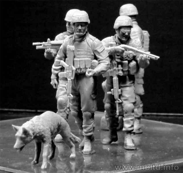 MASTER BOX 1/35 Modern US infantrymen. Cordon and Search | 4820113081125