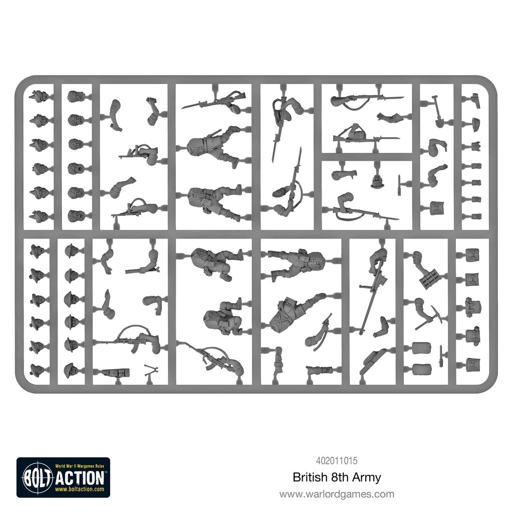 Bolt Action 8th Army Infantry | 5060572501065