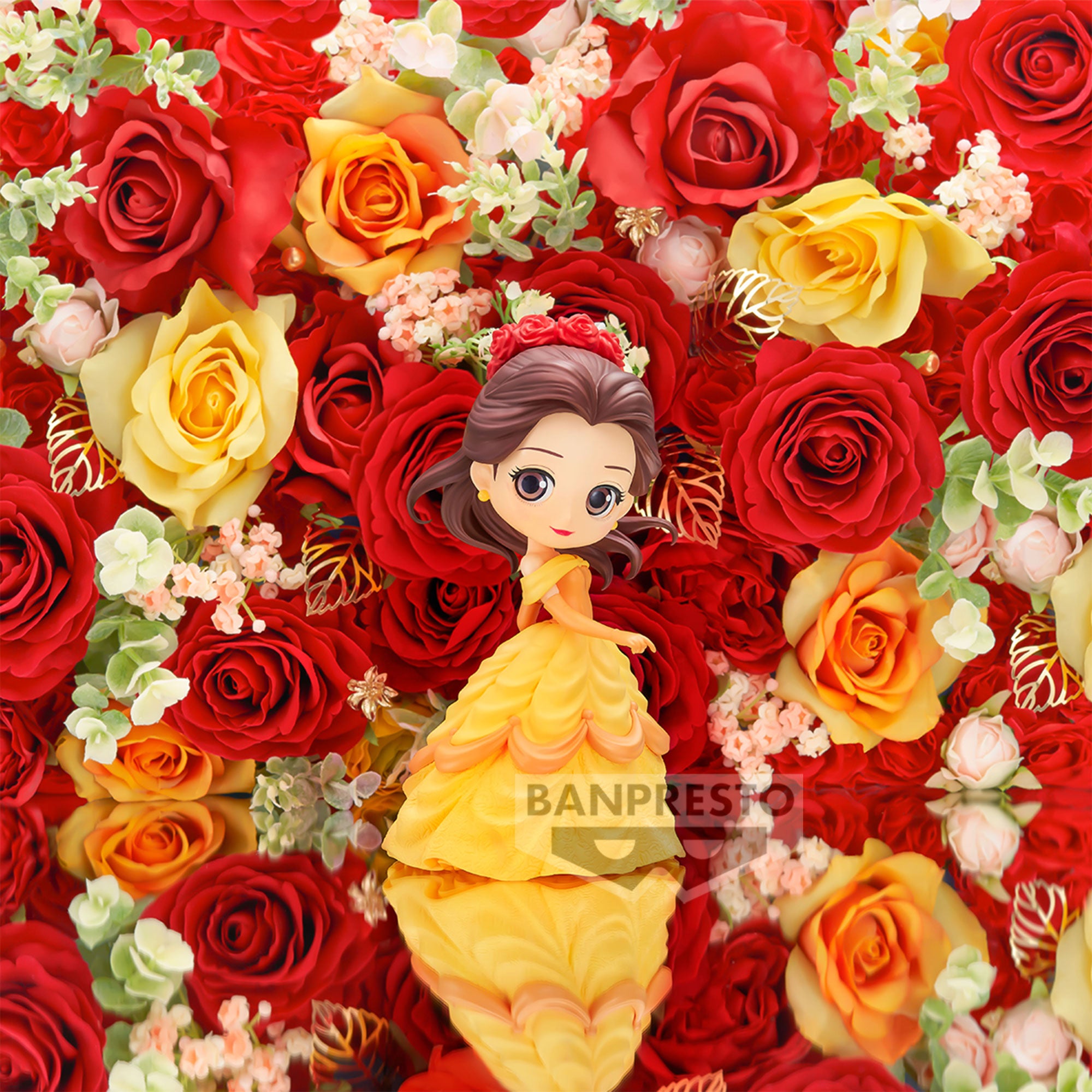 Bandai Spirits X Banpresto Qposket Flower Style - Belle (ver. A) "Disney Characters" | 4983164190694