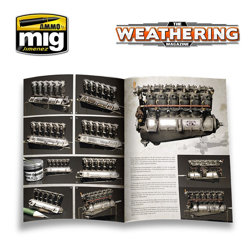 Ammo Mig The Weathering Magazine No 4: Engine, Grease & Oil (English) | 8432074045038