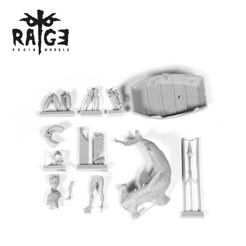 AK Interactive Shark Hunter Resin Figure Kit (90mm) | 8435568328709