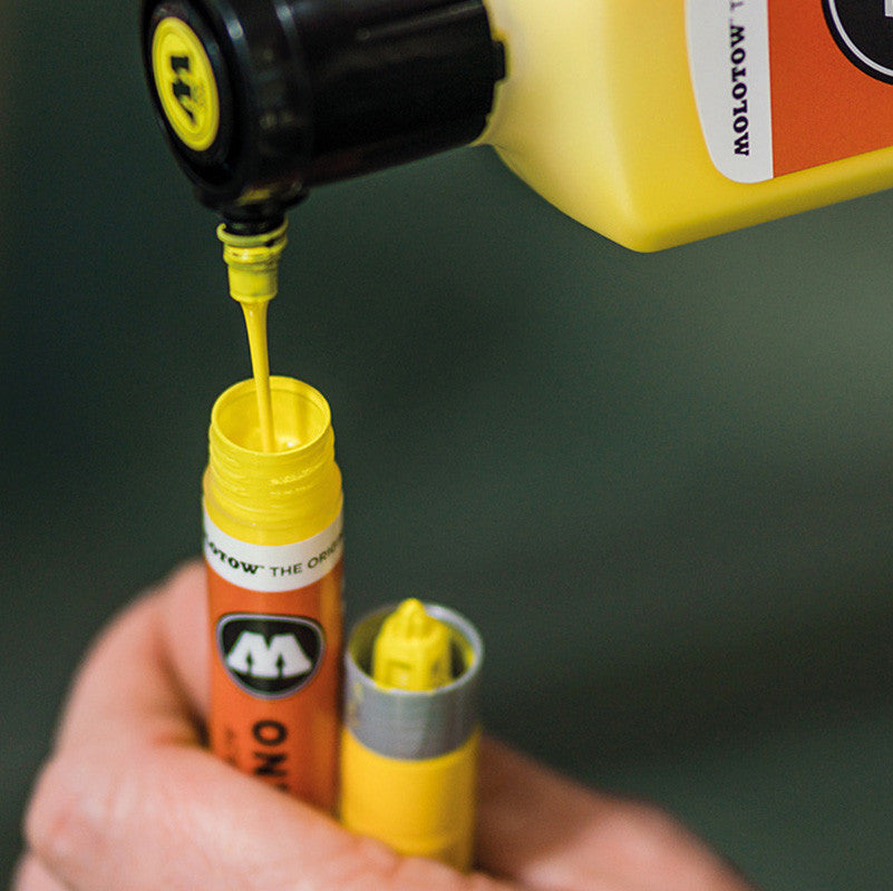 Molotow 127HS One4All Acrylic Marker #223 Metallic Black, 2mm | 4250397606446