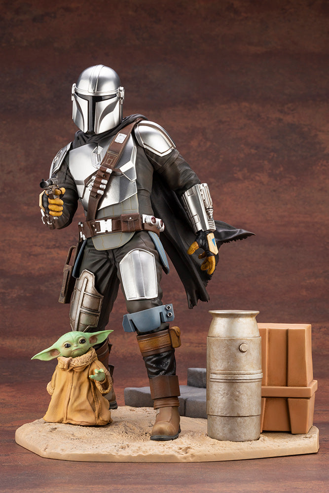 Kotobukiya 1/7 Artfx Mandalorian & The Child, Prepainted Statue | 190526034914