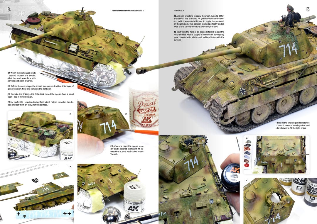 AK Interactive WWII German Most Iconic SS Vehicles Vol.2 | 8435568309319