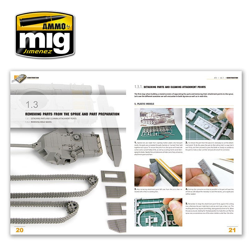 Ammo Mig Encyclopedia of Armour Modelling Techniques - Vol. 1: Construction (English) | 8432074061502