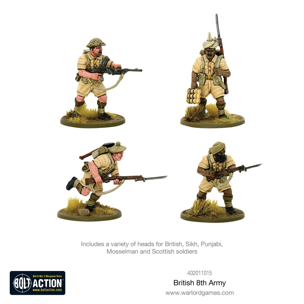 Bolt Action 8th Army Infantry | 5060572501065