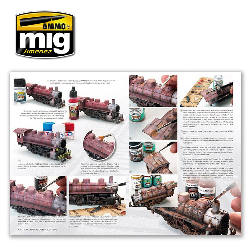 Ammo Mig The Weathering Magazine No 14: Heavy Metal (English) | 8432074045137