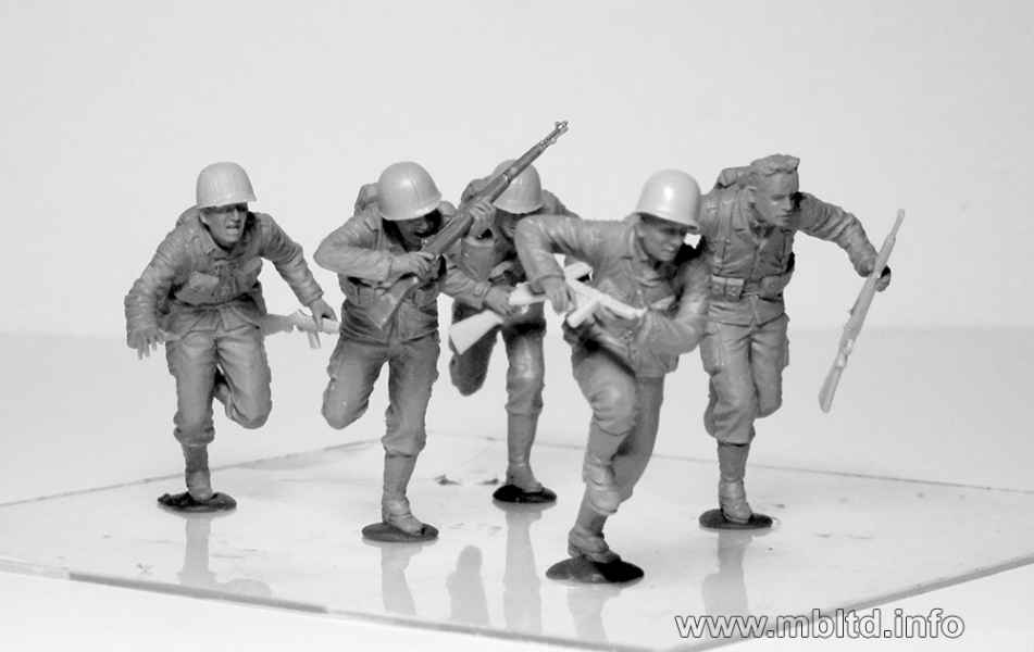 MASTER BOX 1/35 'Move, move, move' US Soldiers, Operation Overlord period, 1944 | 4820113080883