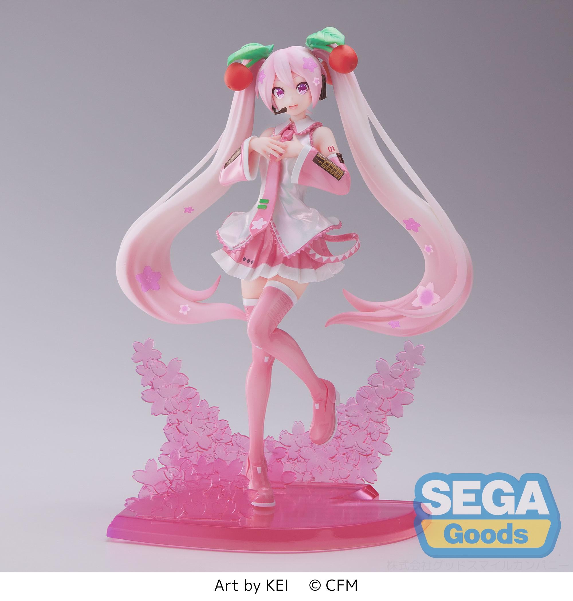 Hatsune Miku Series Sakura Miku 2023 Luminasta Figure | 4580779516484