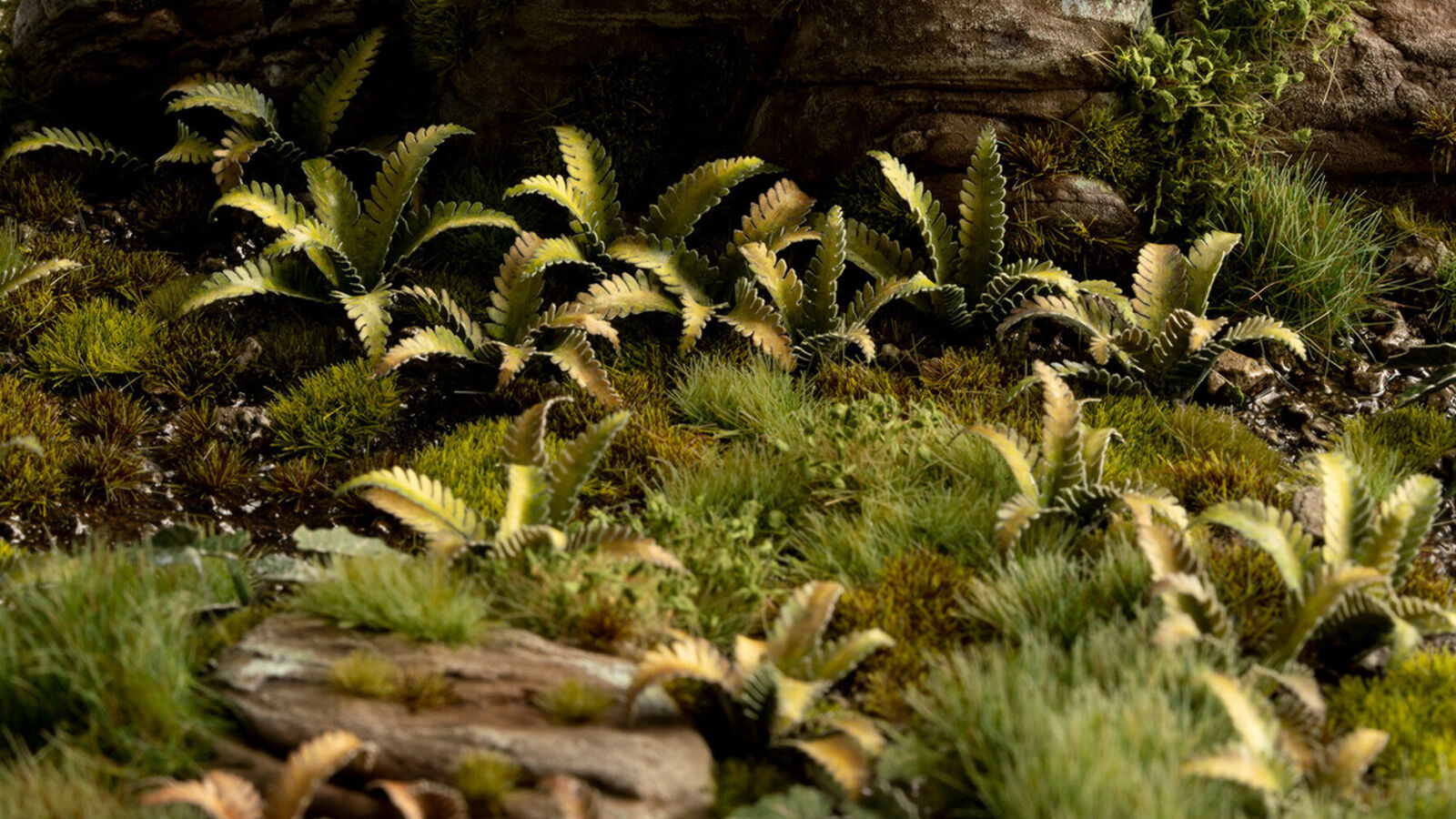Gamers Grass Static Tuft Laser Plants - Deer Fern | 738956790149