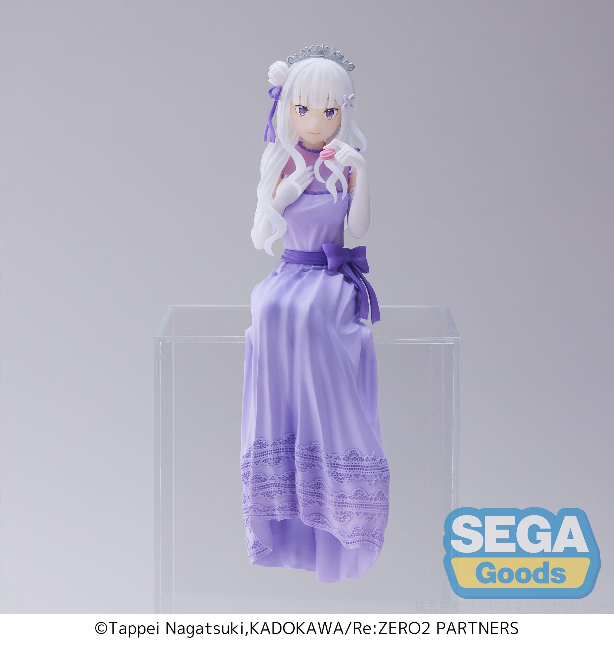 Re:ZERO -Starting Life in Another World-: Lost in Memories Emilia Dressed-Up Party PM Perching Figure | 4580779504238