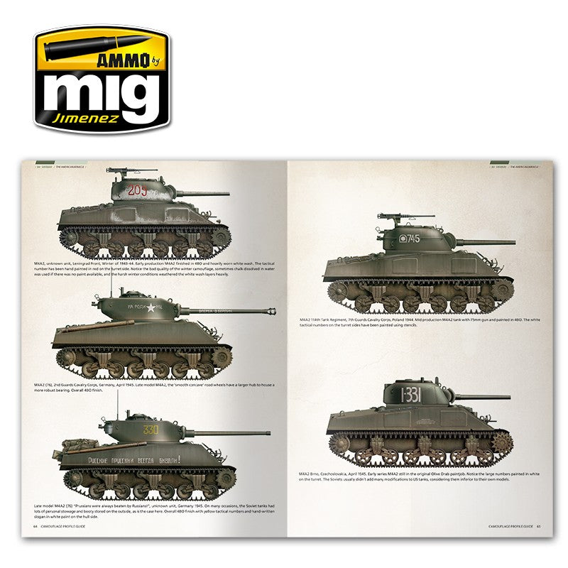 Ammo Mig Sherman: The American Miracle - Camouflage Profile Guide (English) | 8432074060802