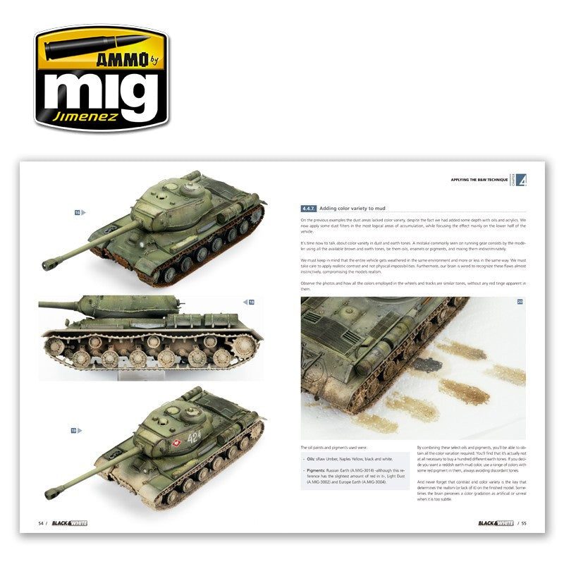 Ammo Mig Black & White Technique Guide (English) | 8432074060161