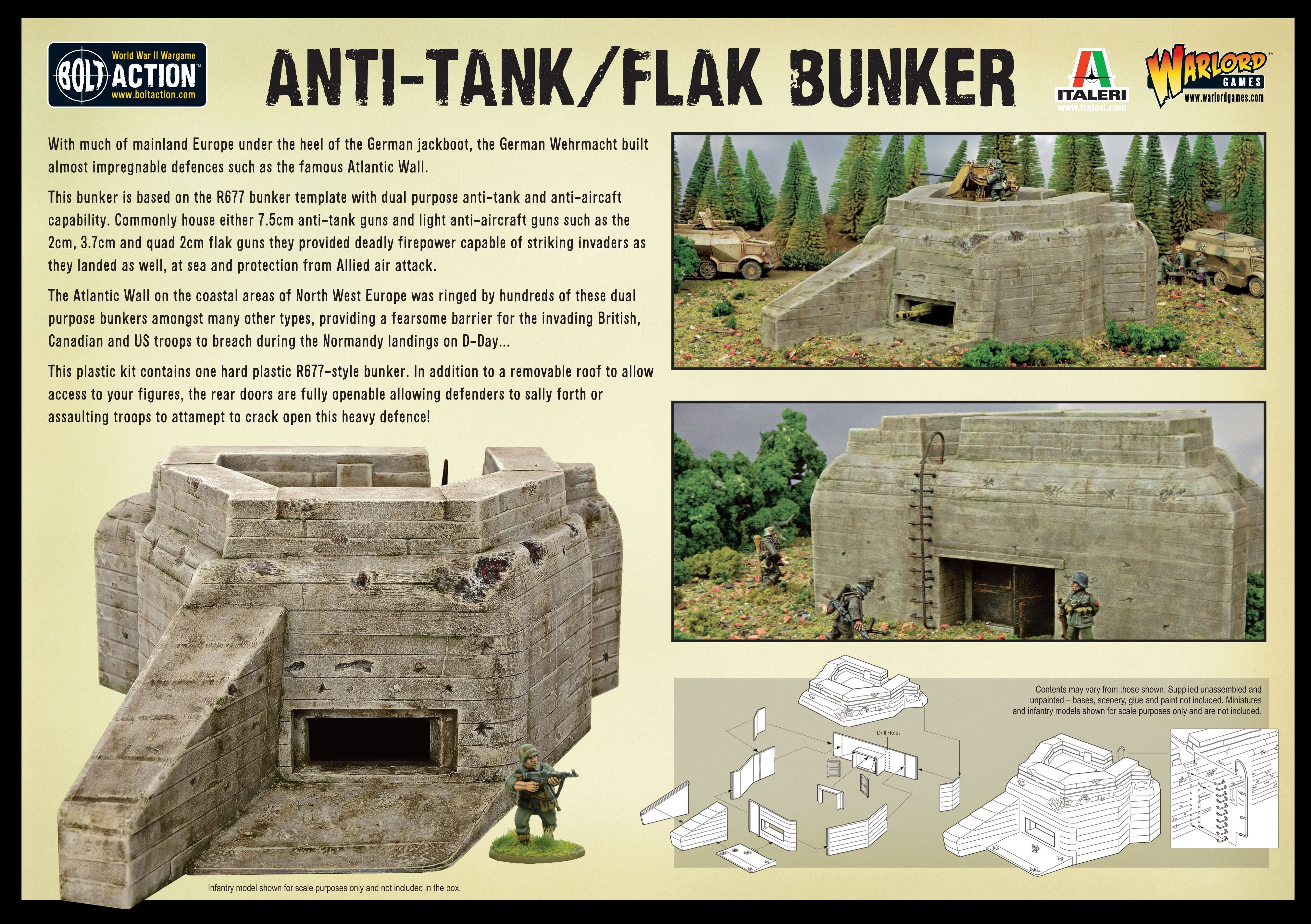 Bolt Action Anti-Tank / Flak Bunker | 5060572500358