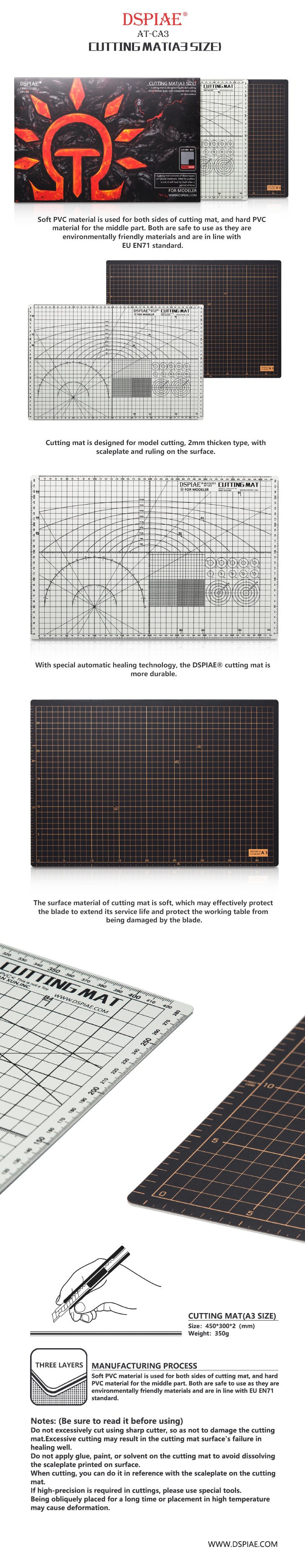 DSPIAE A3 Cutting Mat | 6970845560110