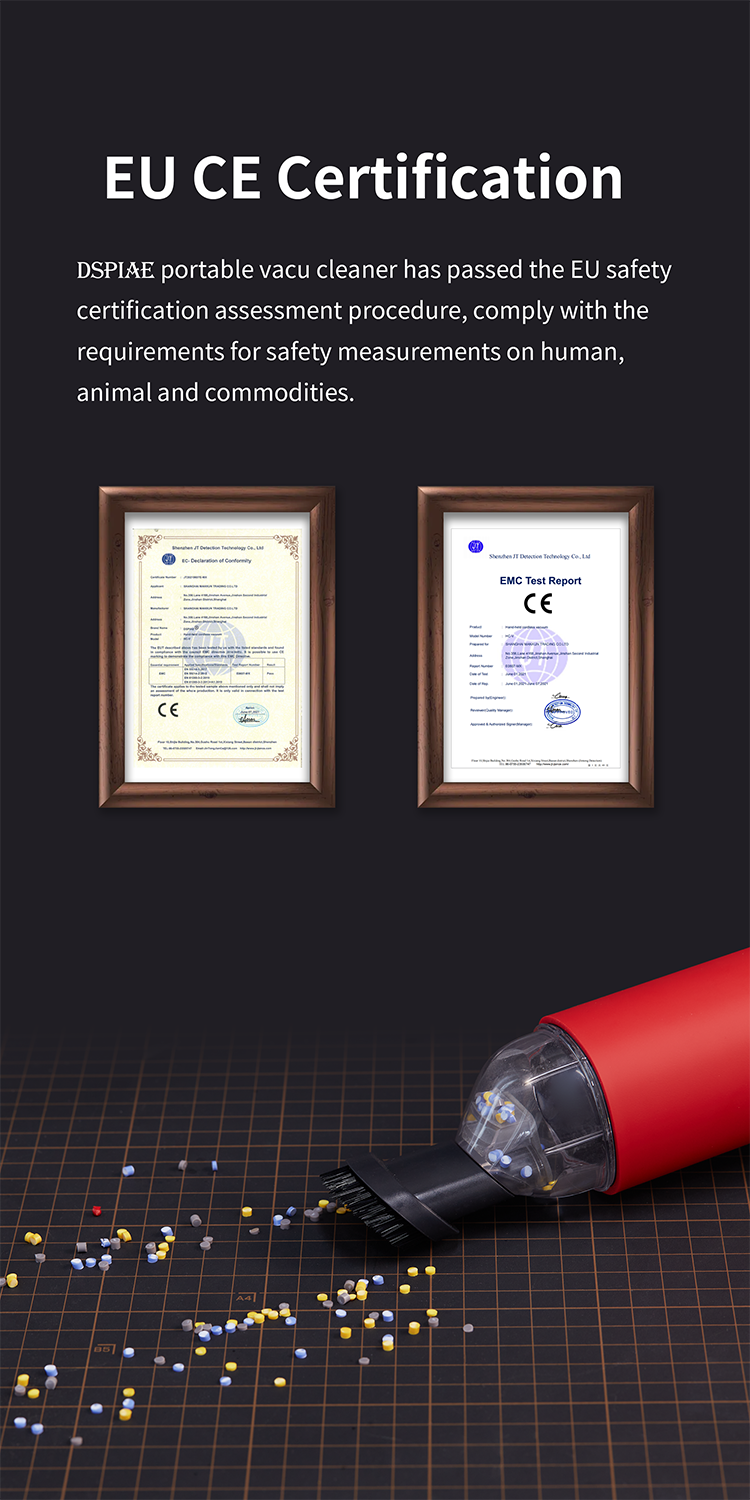 DSPIAE Portable Handheld Vacuum Cleaner | 6970845569328