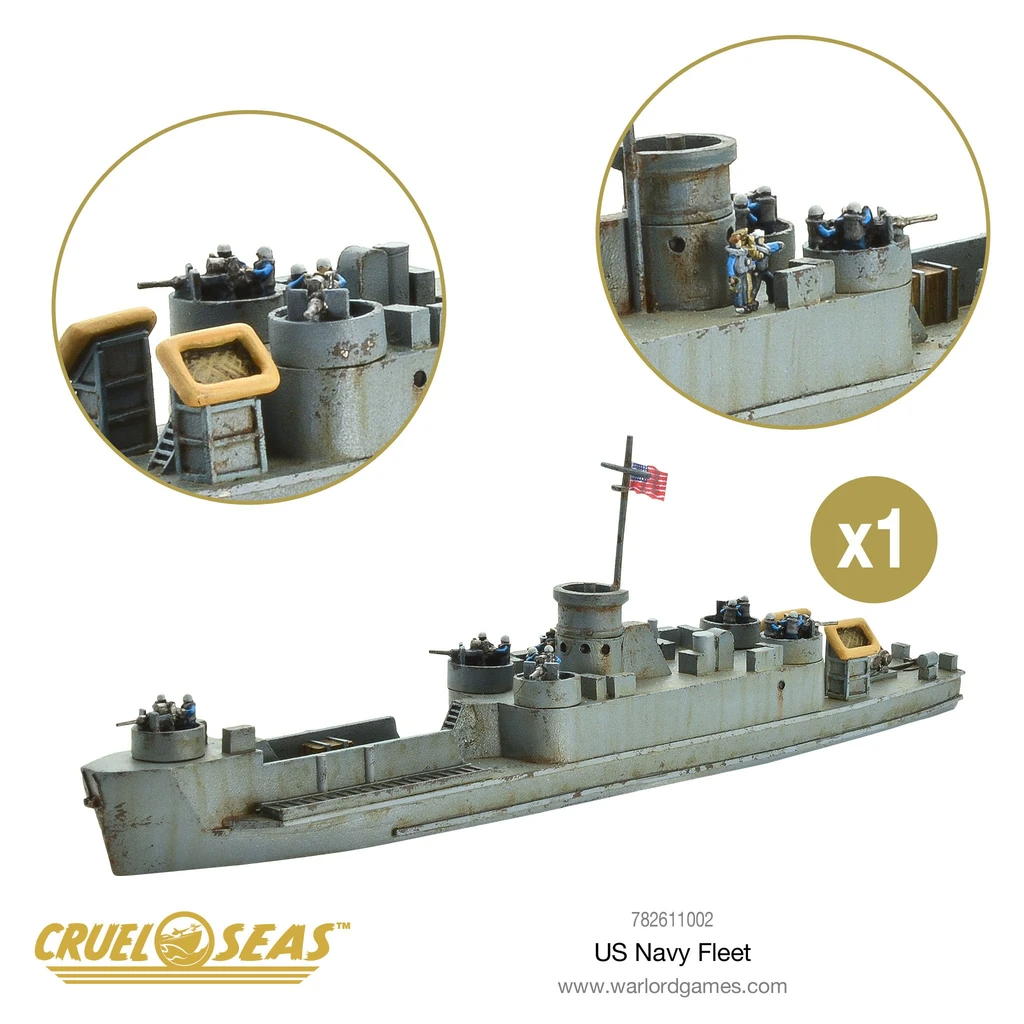 Cruel Seas US Navy Fleet | 5060393709640