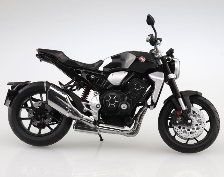 Aoshima 1/12 Honda CB1000R Graphite Black Diecast Motorcycle | 4905083108154