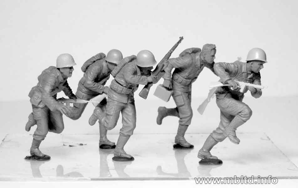 MASTER BOX 1/35 'Move, move, move' US Soldiers, Operation Overlord period, 1944 | 4820113080883
