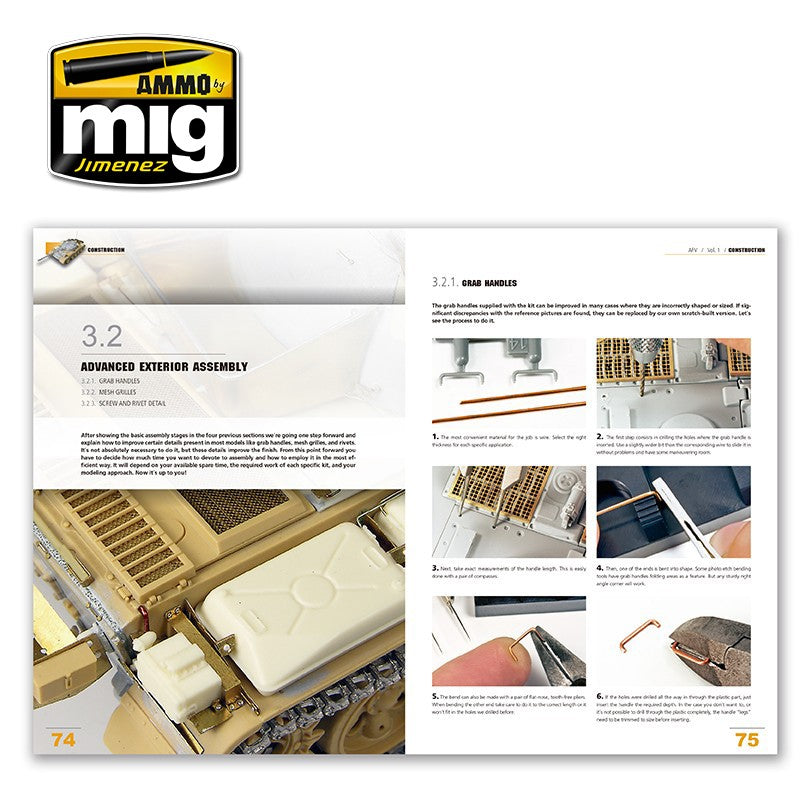 Ammo Mig Encyclopedia of Armour Modelling Techniques - Vol. 1: Construction (English) | 8432074061502