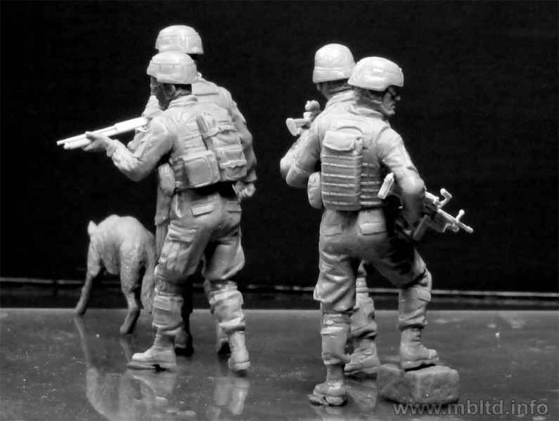 MASTER BOX 1/35 Modern US infantrymen. Cordon and Search | 4820113081125