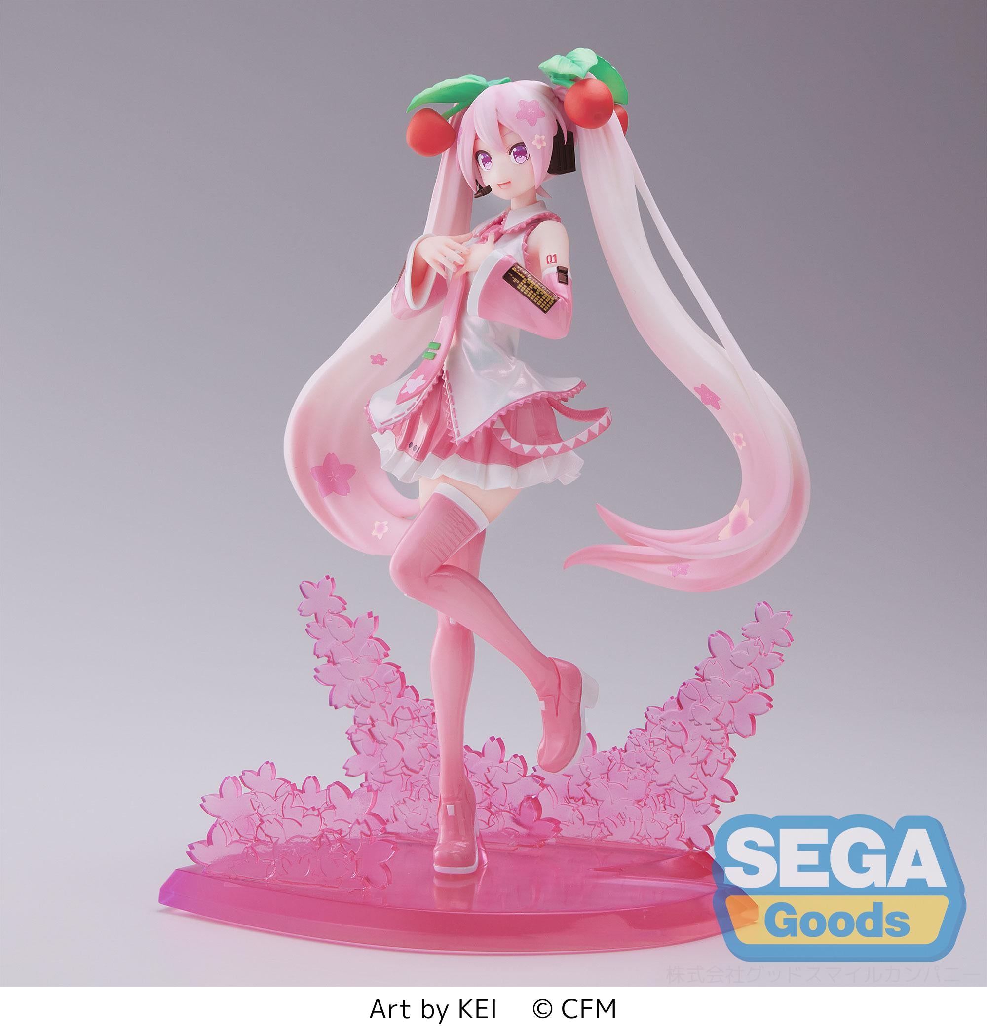 Hatsune Miku Series Sakura Miku 2023 Luminasta Figure | 4580779516484